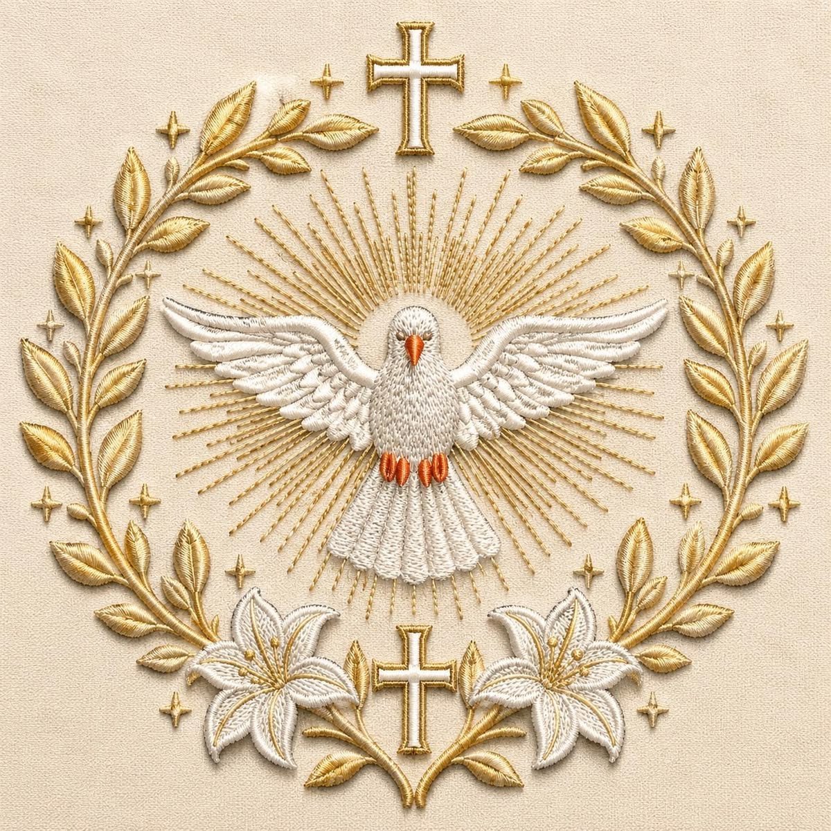 Bordado católico — diseño 1