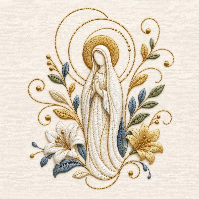 Bordado católico — diseño 5